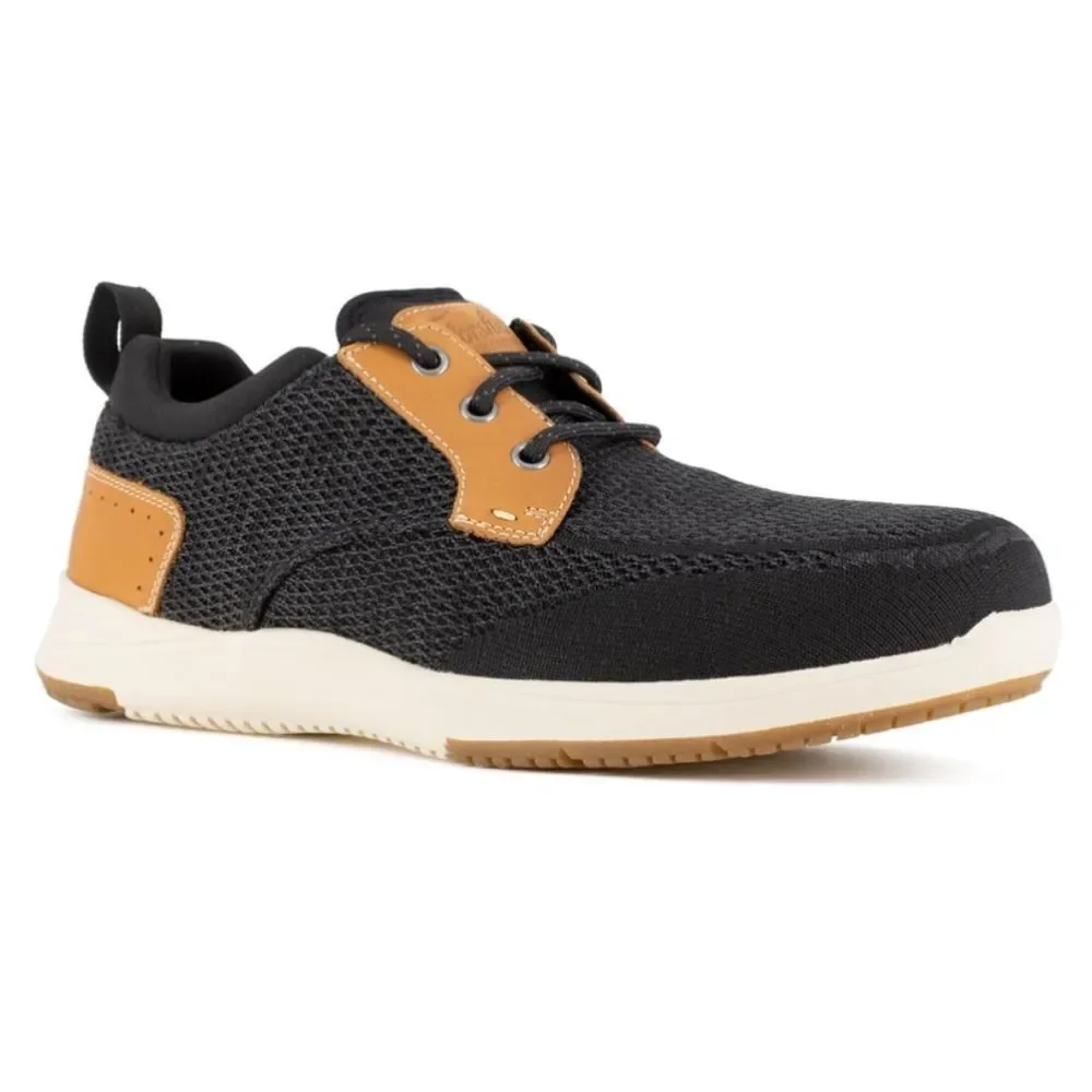 NIB Florsheim Conway Work Men's Black and Brown Casual Work Sneaker